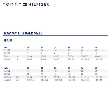 tommy hilfiger tallas|tommy hilfiger clearance sale.